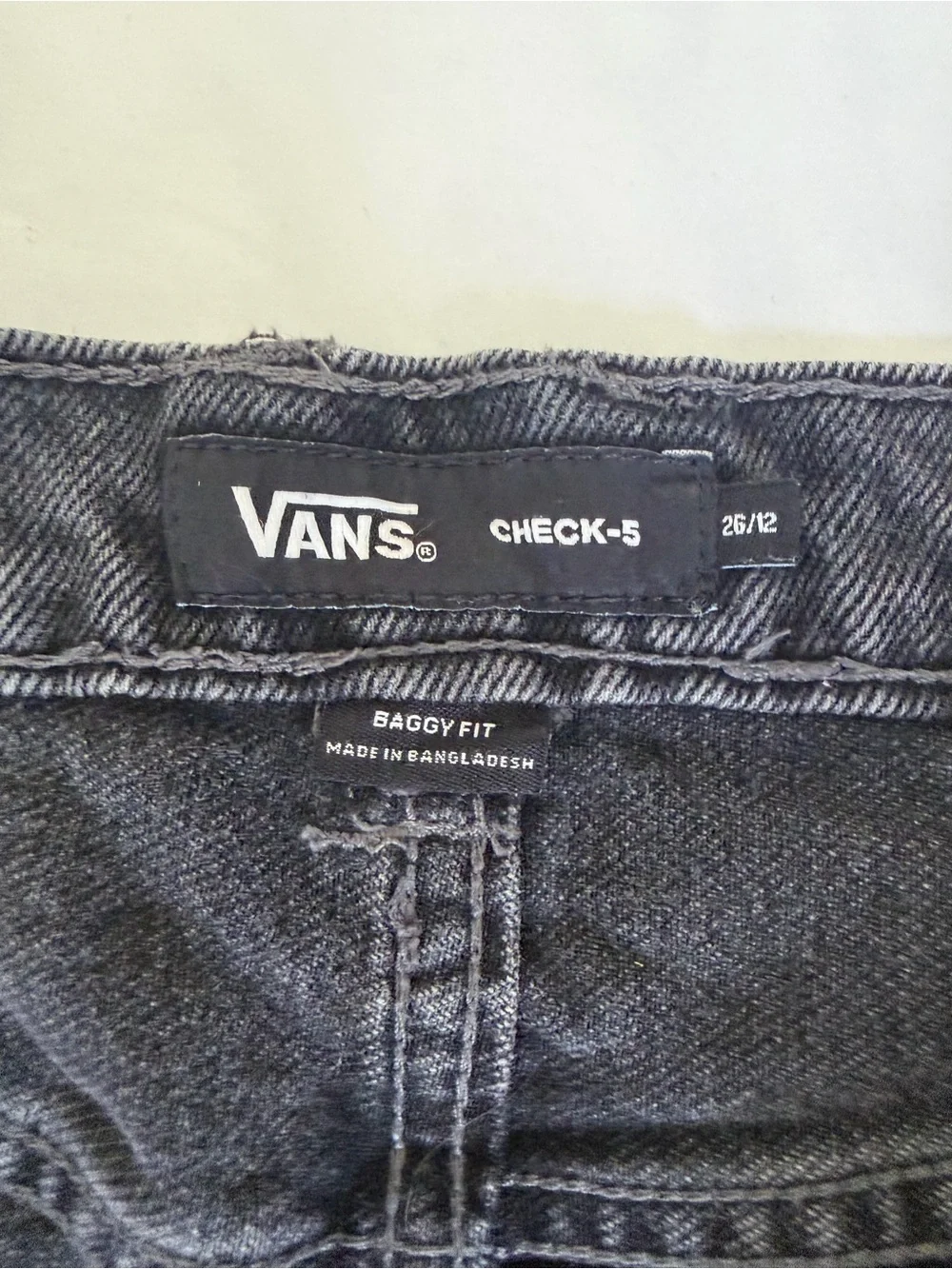 Vans Youth Charcoal Relaxed Straight Jeans